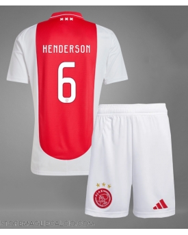 Ajax Jordan Henderson #6 Maglia Gara Casa Repliche 2024-25 Bambino Maniche Corte Ajax Jordan Henderson #6 Maglia Gara Casa Repliche 2024-25 Bambino Maniche Corte